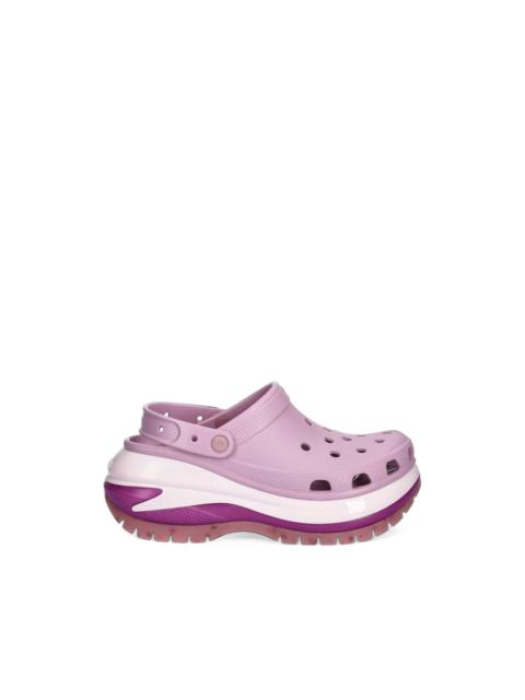 crocs Classic Mega Crush perforated platform clogs