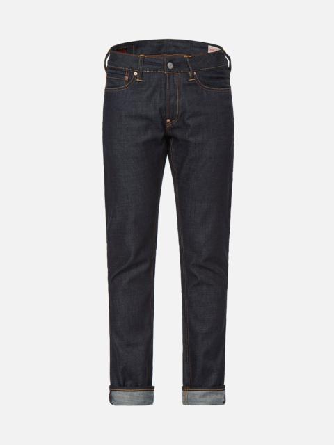 EVISU SEAGULL AND GODHEAD PRINT SLIM FIT JEANS #2010