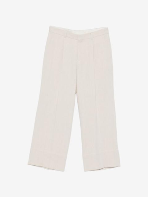 Sandro pleat-detail wide-leg trousers