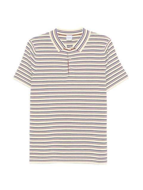 Aspesi striped-pattern knit polo shirt