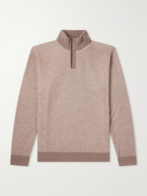 SLOWEAR Virgin Wool Half-Zip Sweater