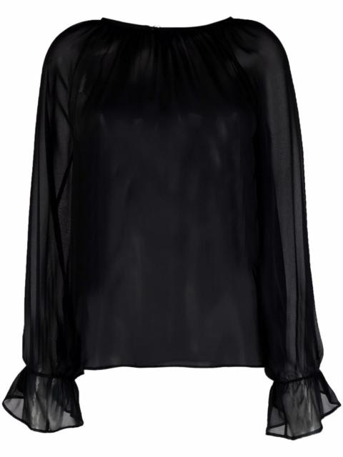 PHILIPP PLEIN poet-sleeve blouse