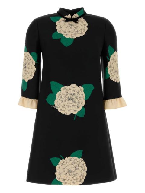 Valentino floral-print mini dress