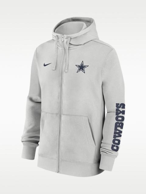 Nike Dallas Cowboys Club Men's Nike NFL Full-Zip Hoodie