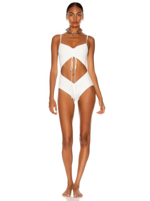 CHRISTOPHER ESBER Ruched Disconnect Swimsuit