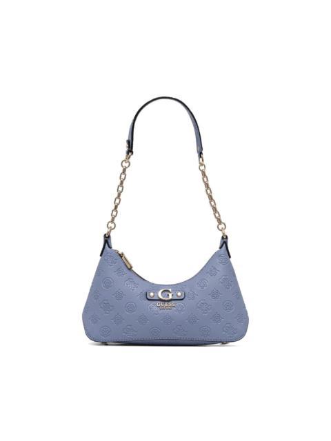 GUESS USA Dita debossed-logo shoulder bag
