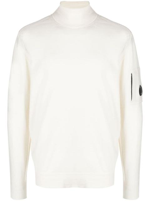 C.P. Company Lens-detail fine-knit jumper