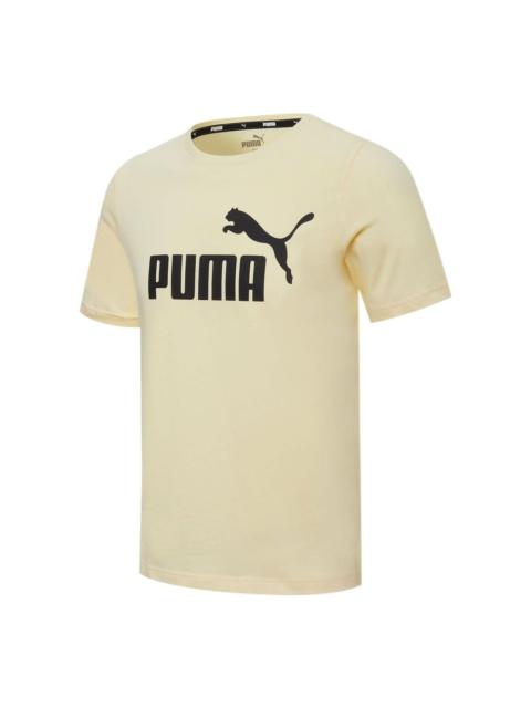 PUMA PUMA Ess Logo T-Shirt 'Beige' 847715-41