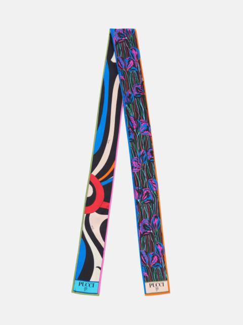 PUCCI Printed silk twill scarf