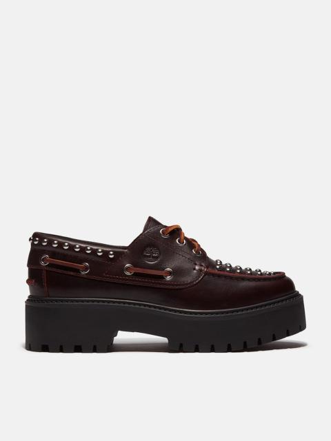 Timberland Women's Stone Street Platform Boat Shoe
