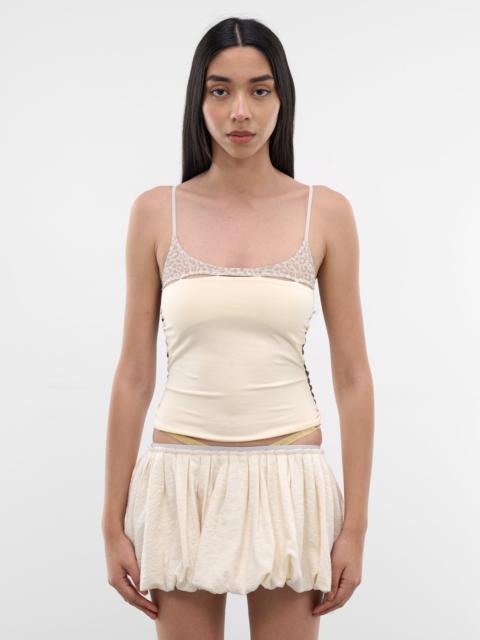 RUI Bone Leopard Cut-Out Tank Top