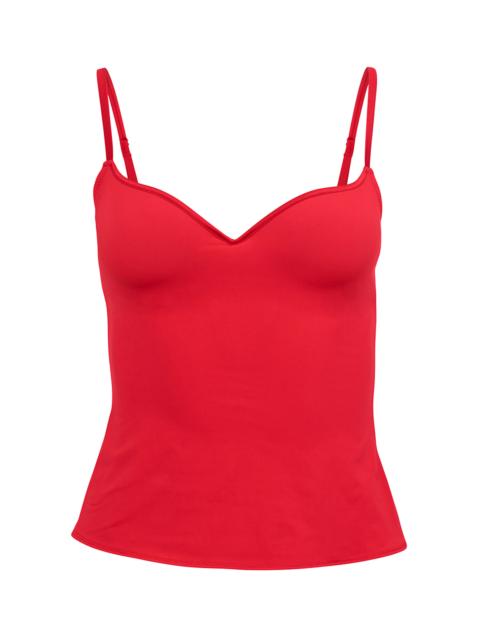 Fleur du Mal Scooped Neck Built-In Bra Cami