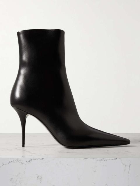 Ashley leather ankle boots
