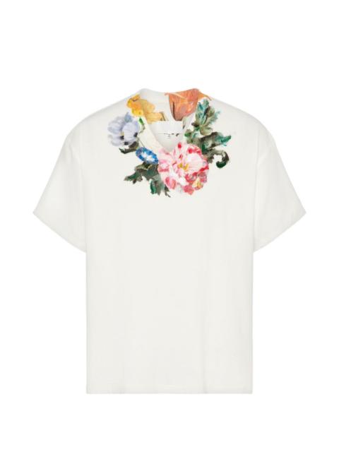 Maison Margiela floral print jersey T-shirt