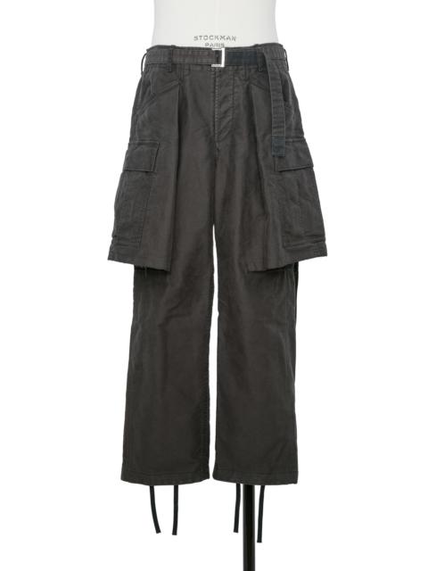 sacai Sueded Cotton Pants