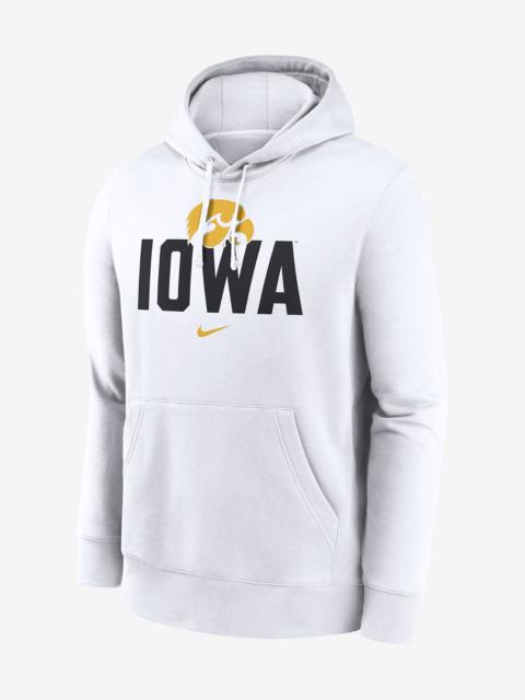 Iowa Hawkeyes Primetime Club Campus Nike Men's College Pullover Hoodie