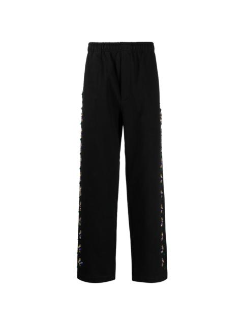 Concord beaded cotton trousers