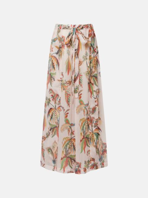 Etro Printed maxi skirt
