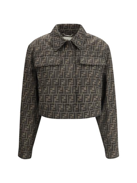 FENDI FF logo cropped Jacket