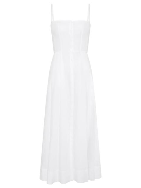 GABRIELA HEARST Magritte Dress in White Aloe Linen