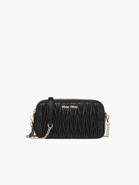 Miu Miu Matelassé leather mini-bag