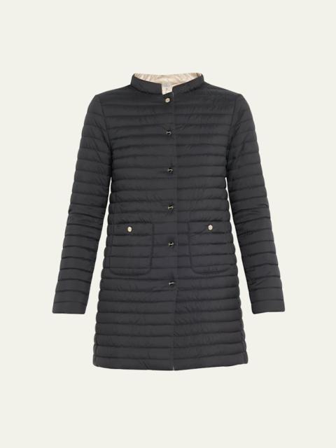 Herno Reversible A-Shape Quilted Down Jacket