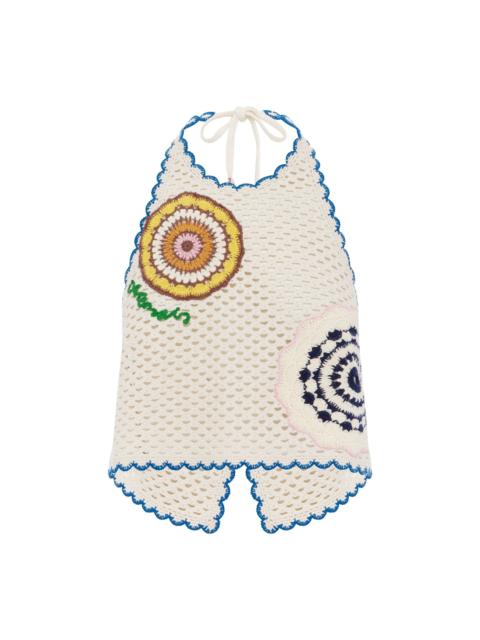 ALÉMAIS Elma Cream Halter Top Exclusive