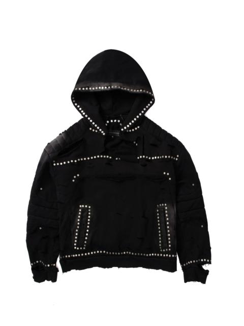 WHO DECIDES WAR HARDWARE AMOUR HOODED PULLOVER