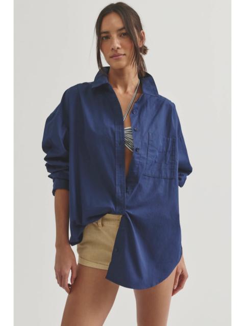 FREE PEOPLE We The Free Lexi Poplin Button Down Shirt