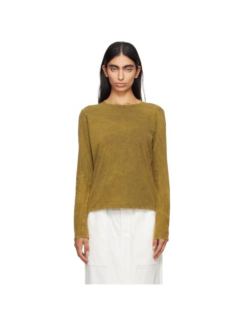 GABRIELA COLL GARMENTS Green No.87 Long Sleeve T-Shirt