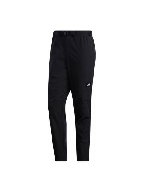 adidas Ub Pnt Twill Close-fitting Casual Sports Pants Men Black GM4439