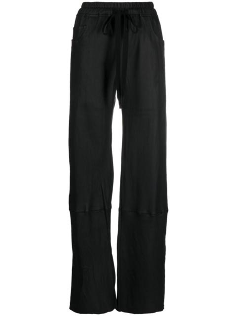 Isaac Sellam drawstring leather trousers