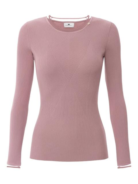 ELISABETTA FRANCHI ribbed sweater
