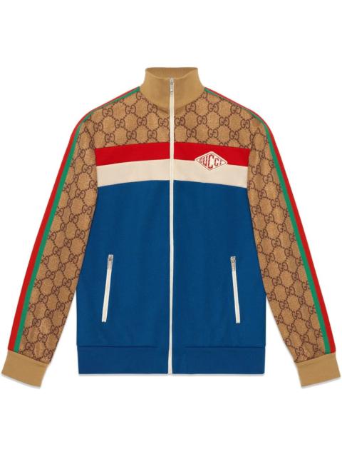 GUCCI GG 기술 jersey 재킷