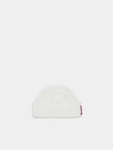 DSQUARED2 WARMY KNIT FISHERMAN BEANIE