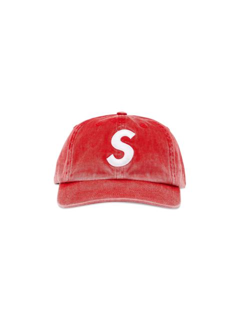 Supreme Supreme Pigment Print S Logo 6-Panel 'Red' | REVERSIBLE