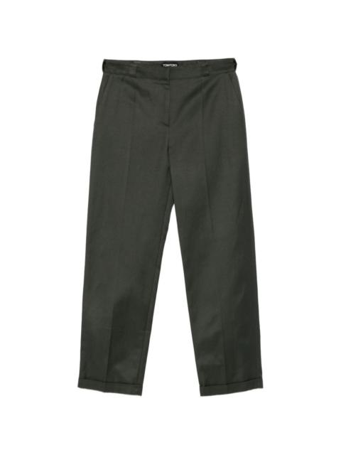 TOM FORD folded-hem trousers