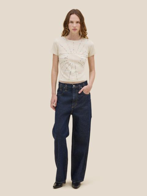 ECKHAUS LATTA LAPPED BABY TEE