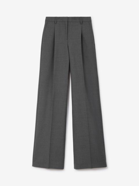 Burberry Wool Wide-leg Trousers