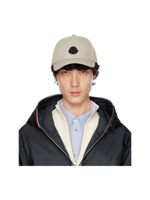 Moncler Beige Baseball Cap