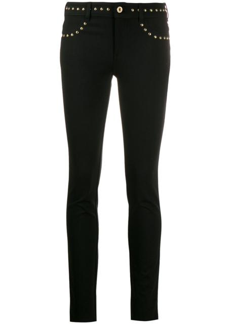 VERSACE JEANS COUTURE stud-detail skinny trousers