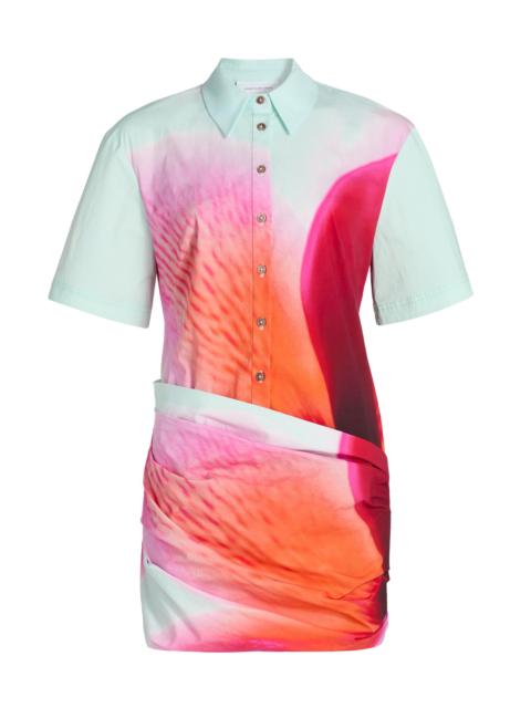SIGNIFICANT OTHER Women's Claire Mini Shirtdress - Tropical Bloom