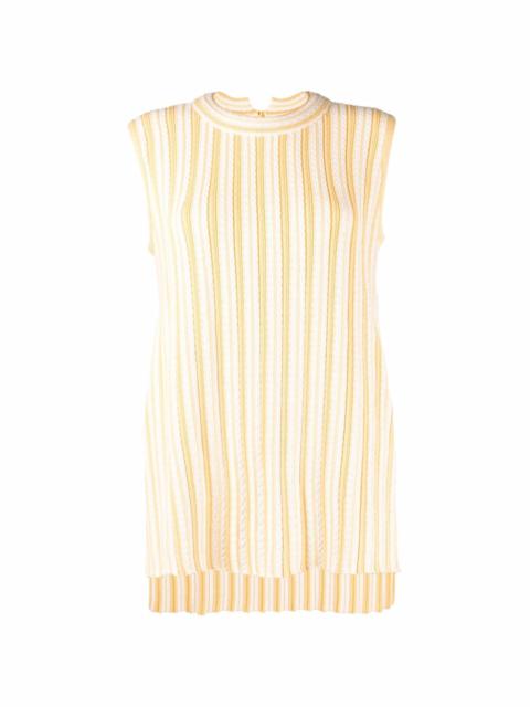 Jil Sander rib-knit sleeveless top