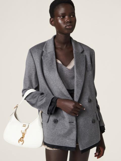 Miu Miu Madras leather hobo bag