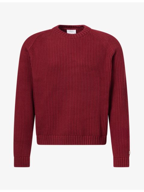 PERCIVAL Fisherman Ribbed Cotton Jumper