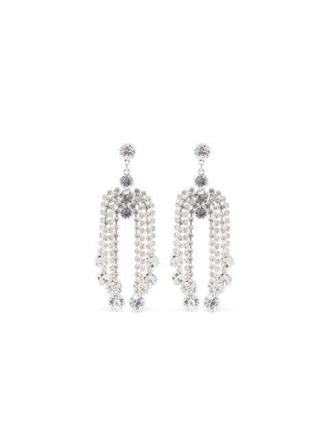 MAGDA BUTRYM crystal-fringe drop earrings
