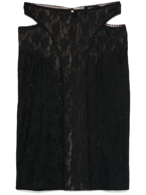 MISBHV lace midi skirt