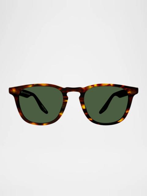 BARTON PERREIRA Men's Dino Keyhole-Bridge Rounded Square Sunglasses