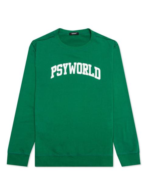UNDERCOVER UNDERCOVER PSYWORLD L/S T-SHIRT - GREEN