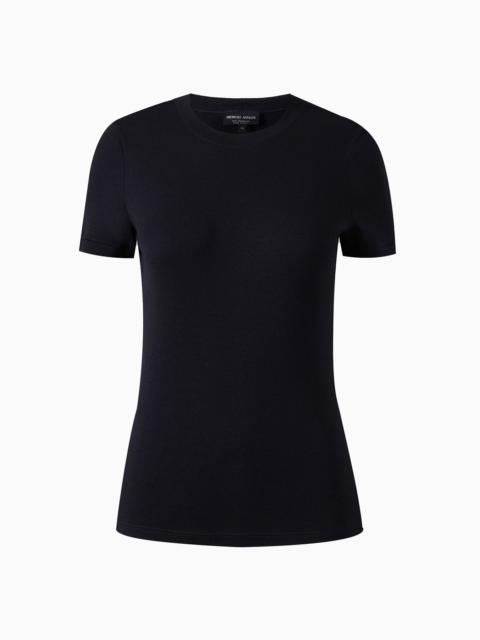 Pure cashmere T-shirt